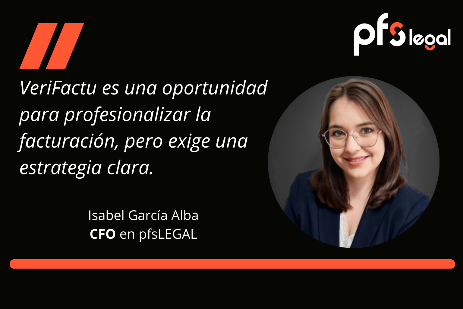 Isabel García Alba sobre VeriFactu